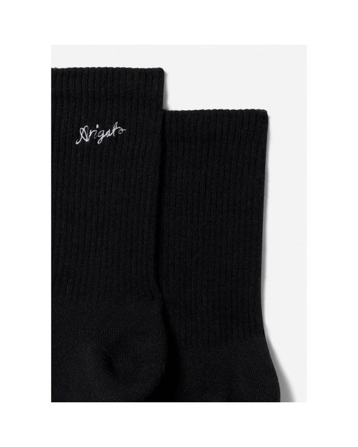 Axel Arigato Ondergoed ,Zwart ,Katoen Scribble Tube Socks in het Black