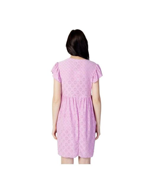 Short Dresses Jacqueline De Yong de color Purple