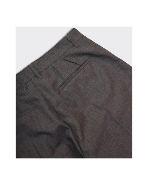 WOOD WOOD Gray Wide Trousers