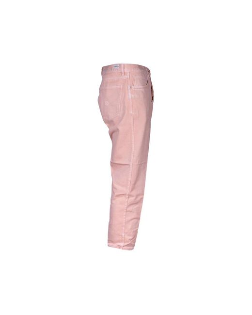 Don The Fuller Pink Cropped Jeans for men