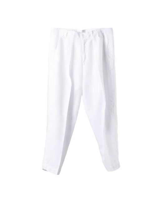 Costumein White Wide Trousers