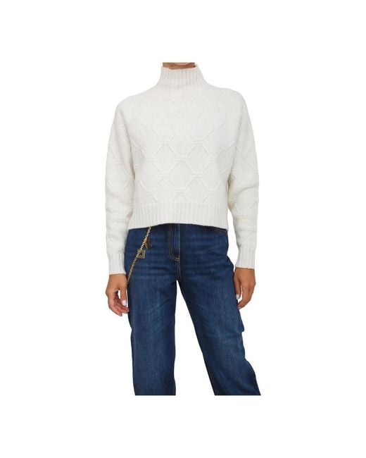 Elisabetta Franchi Turtlenecks in het White