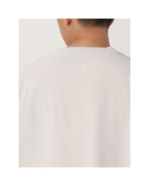 Maison Margiela Replica Numbers Tee Embossed Logo in het Gray voor heren