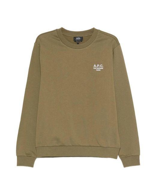 A.P.C. Green Sweatshirts