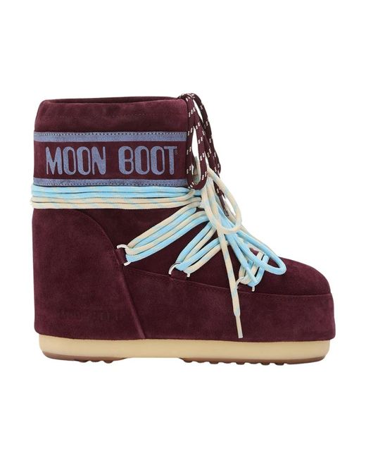 Moon Boot Red Winter Boots