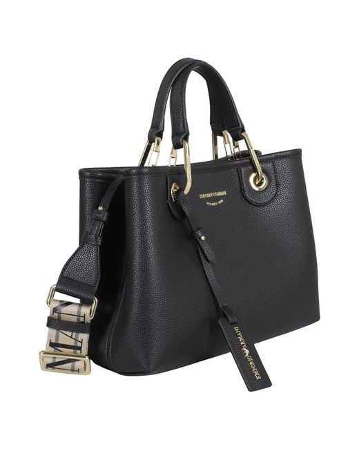 Emporio Armani Black Stilvolle Einkaufstasche Für Dich