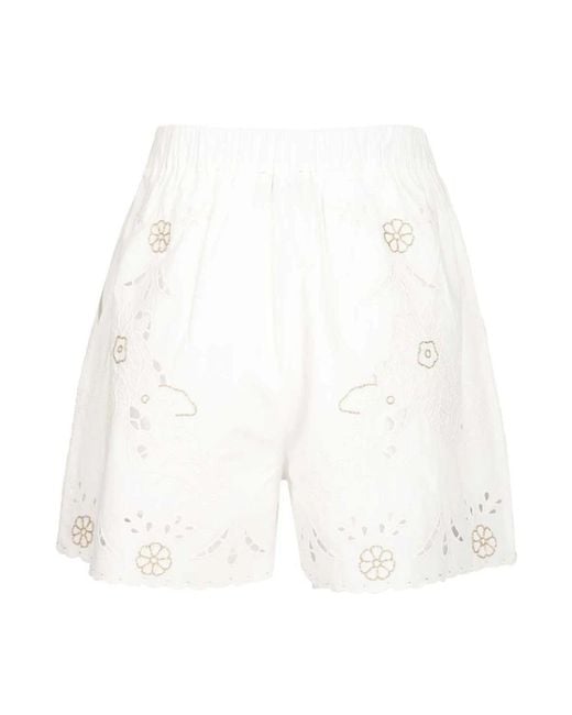 Forte_forte White Short Shorts