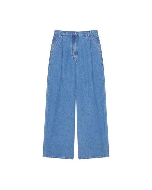 Givenchy Wide Jeans in het Blue