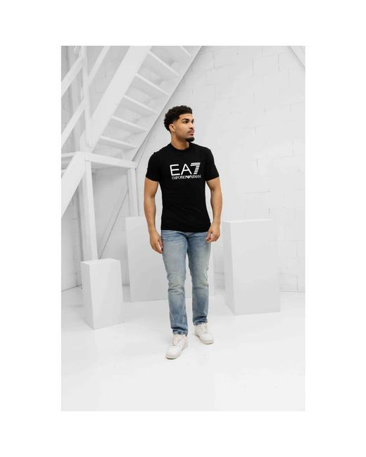 Emporio Armani Black T-Shirts for men