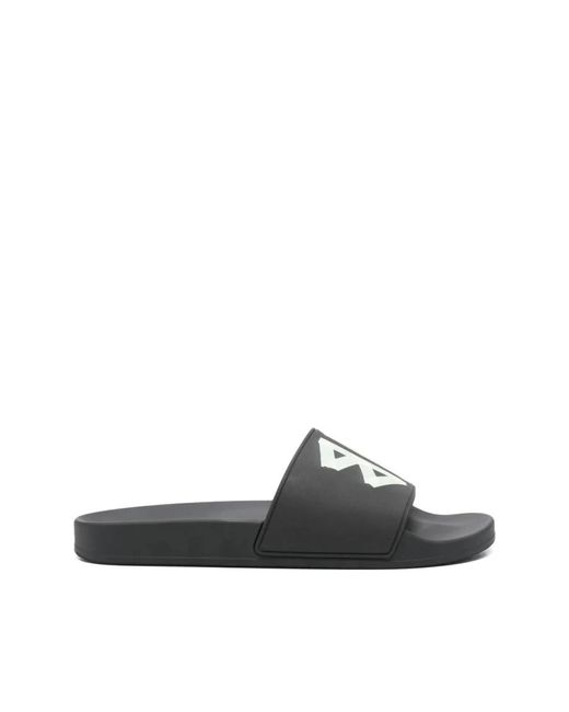 Balenciaga Black Sliders for men