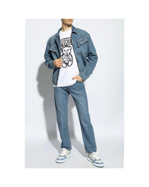 Slim-Fit Jeans di Moschino in Blue da Uomo