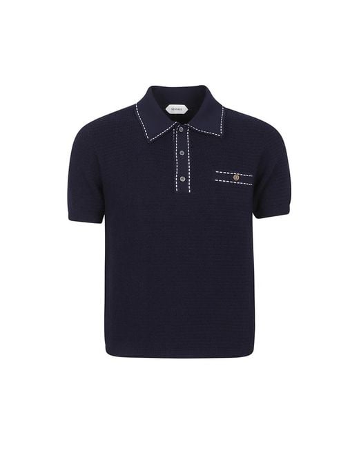 Versace Blue Polo Shirts for men