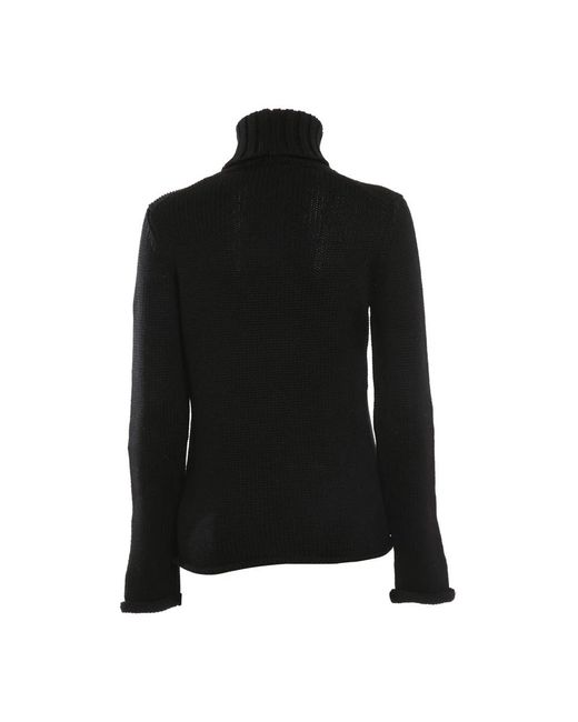 Zanone Black Turtlenecks