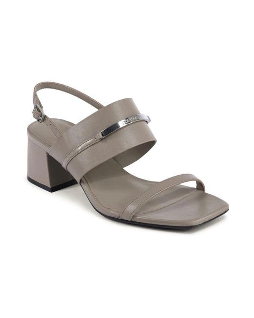 Calvin Klein Gray High Heel Sandals