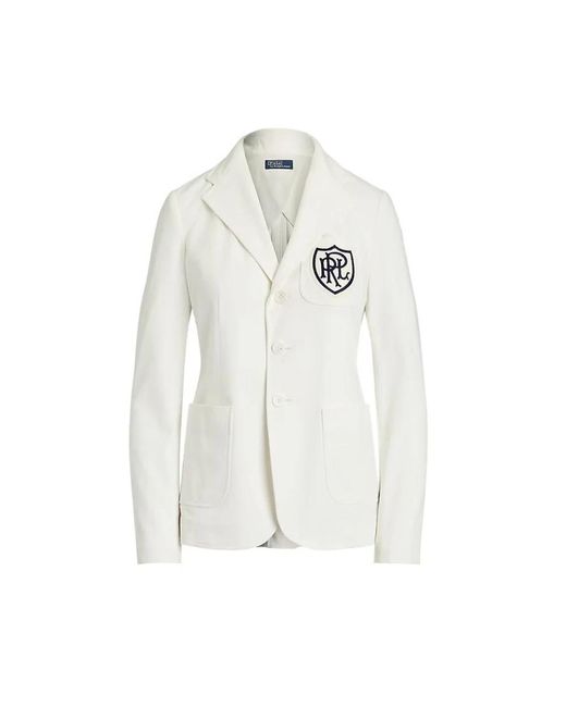Polo Ralph Lauren White Stilvolle Sako Kleidung Für Männer