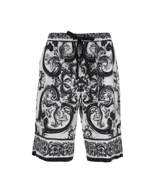Long Shorts Dolce & Gabbana de hombre de color Gray