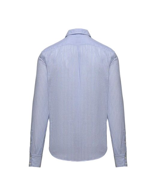 Bomboogie Blue Casual Shirts for men