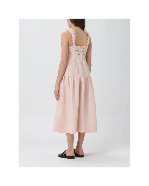 Midi Dresses Sea en coloris Pink