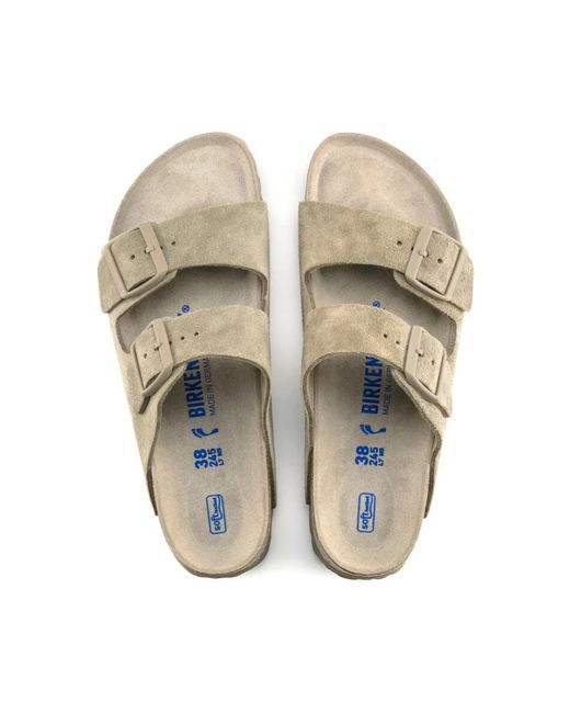 Birkenstock Brown Sliders for men