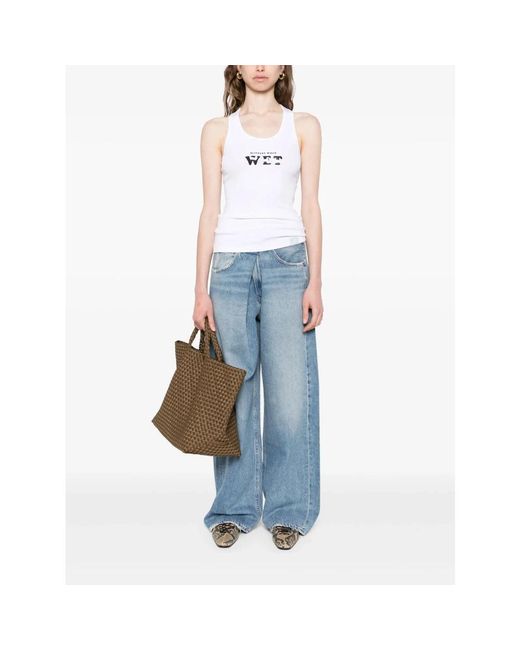 Stella McCartney White Sleeveless Tops