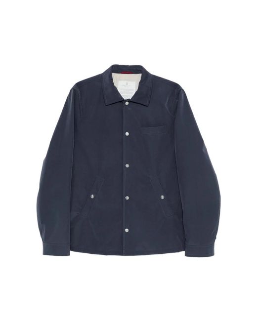 Brunello Cucinelli Blue Light Jackets for men