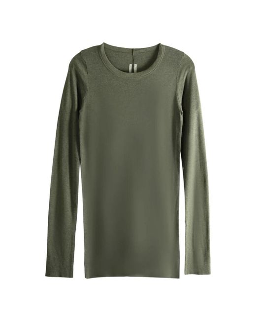 Rick Owens Long Sleeve Tops in het Green voor heren