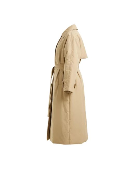 Hevò Natural Trench Coats