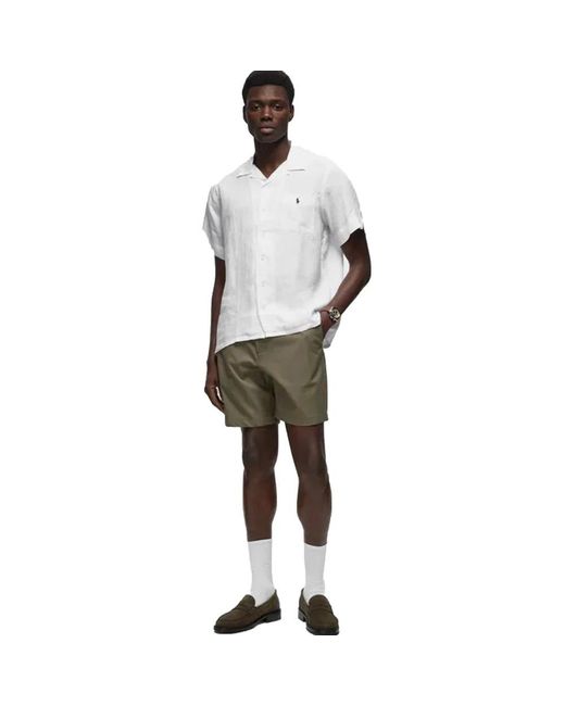 Ralph Lauren White Short Sleeve Shirts for men