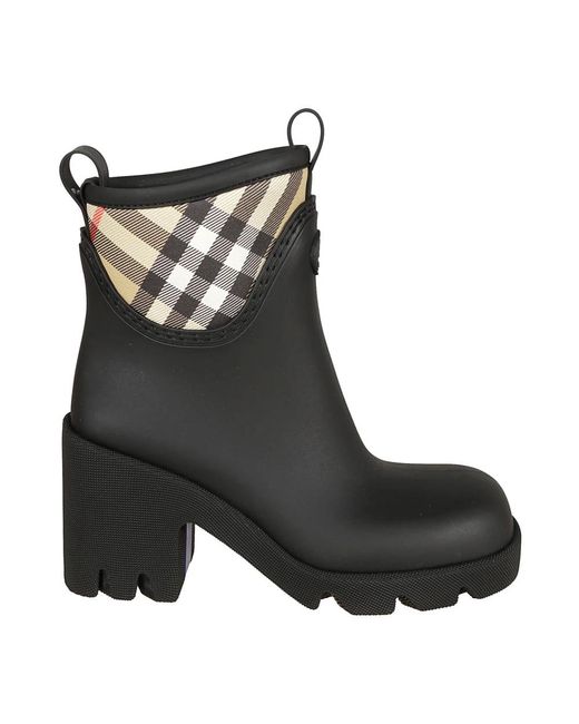 Burberry Black Rain Boots
