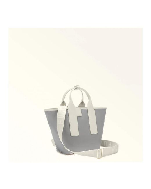 Furla Gray Shopping Bags