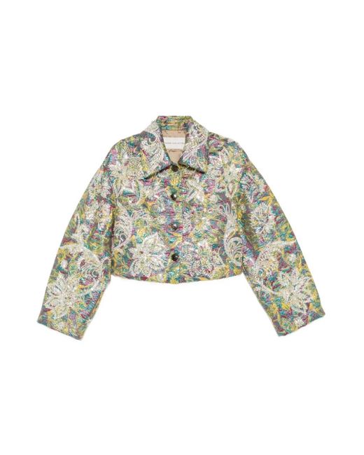 Light Jackets Dries Van Noten de color Green