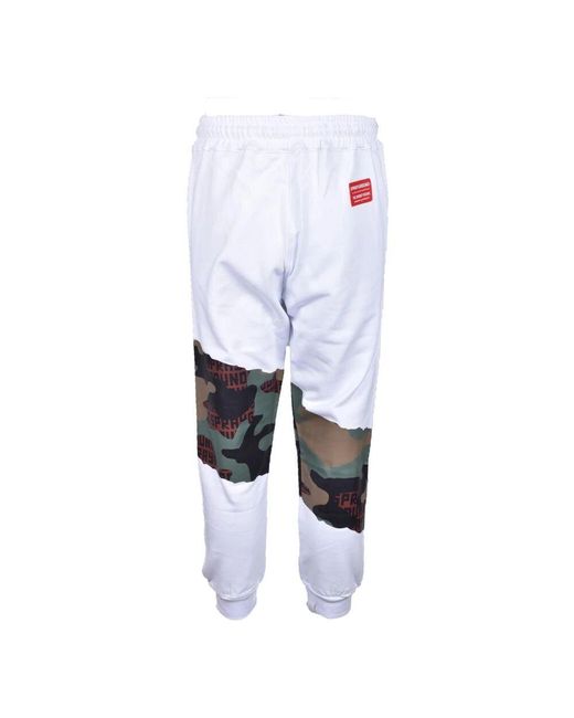 Sprayground White Sweatpants for men