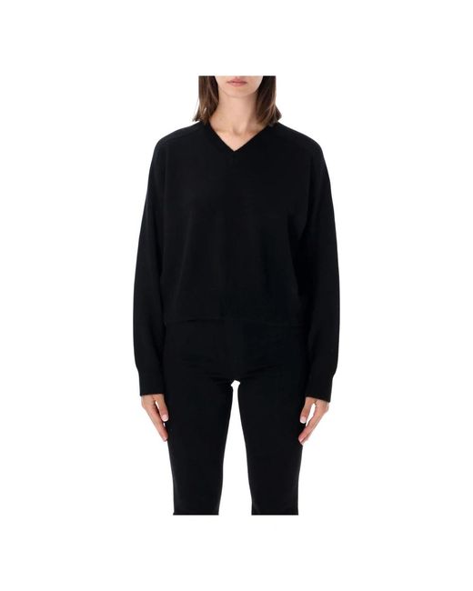Loulou de Saison Black V-Neck Knitwear