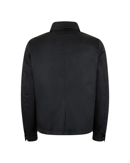 Moorer Jassen ,Zwart ,Polyester Gewatteerd Jack in het Black voor heren
