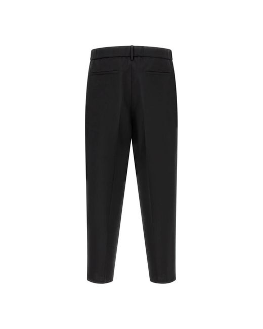 Jil Sander Black Slim-Fit Trousers for men
