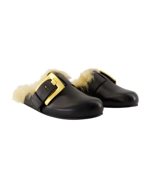 Balmain Black Mules