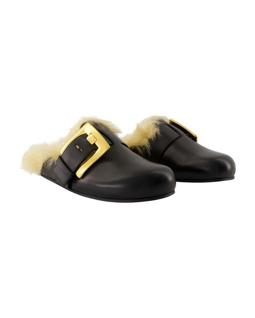 Balmain Mules in het Black