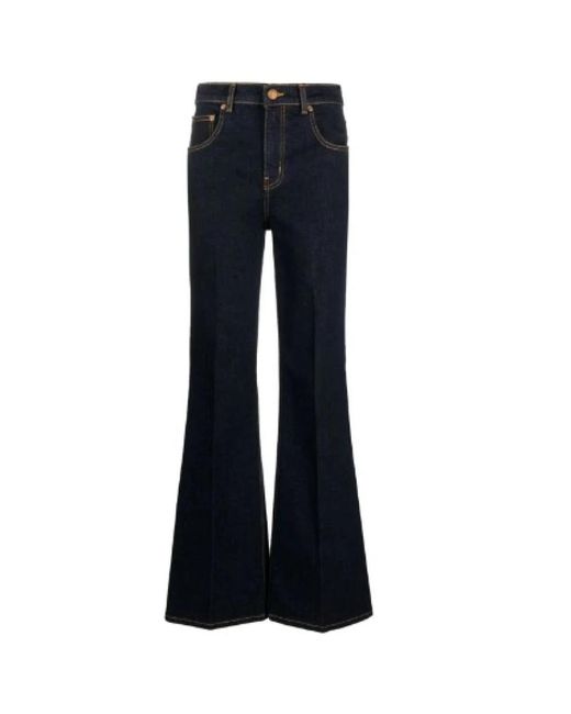 Tory Burch Blue Flared Jeans