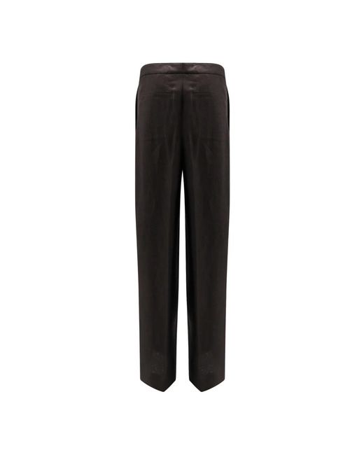 Lardini Black Wide Trousers
