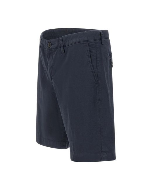 Peuterey Blue Casual Shorts for men