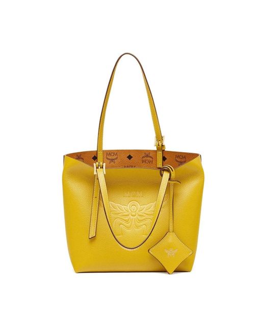 MCM Yellow Shopping Bags