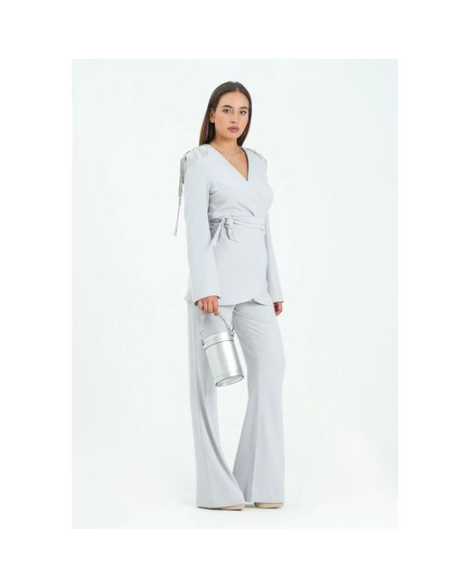 alma sanchez Blue Wide Trousers
