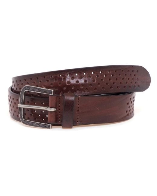 Minoronzoni Brown Belts for men