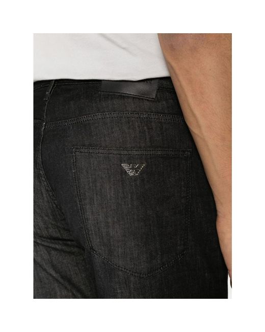 Emporio Armani Slim-fit jeans in Black für Herren