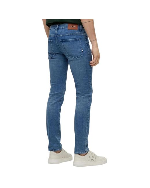 Jeans > slim-fit jeans Boss pour homme en coloris Blue