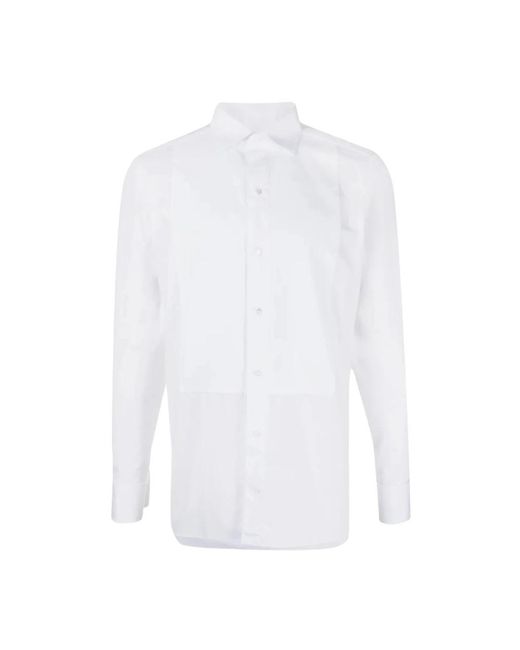 Zegna White Formal Shirts for men