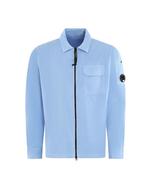 C P Company Herren Overshirt in Blue für Herren