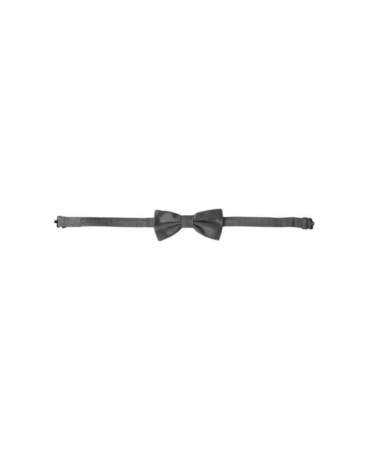 Dolce & Gabbana Black Bowties for men