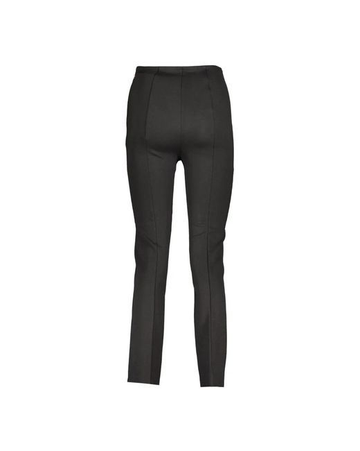 Patrizia Pepe Black Slim-Fit Trousers