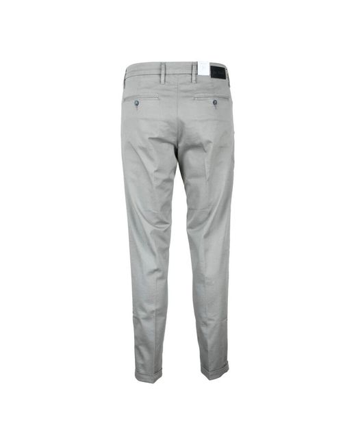 Chinos di Re-hash in Gray da Uomo